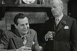 Love's A Luxury. Image shows left to right: Robert 'Bobby' Bentley (Derek Bond), Charles Pentwick (Hugh Wakefield)