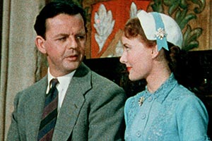 Made In Heaven. Image shows from L to R: Basil Topham (David Tomlinson), Julie Topham (Petula Clark)