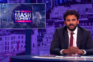 The Mash Report. Nish Kumar. Copyright: Princess Productions