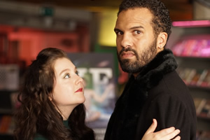 Maxxx. Image shows from L to R: Rose (Helen Monks), Maxxx (O-T Fagbenle)