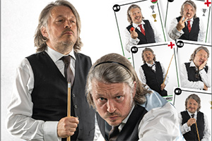 Me1 versus Me2 Snooker with Richard Herring. Richard Herring