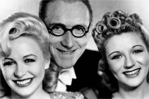 Miss London Ltd.. Image shows left to right: Terry Arden (Evelyn Dall), Arthur Bowman (Arthur Askey), Gail Martin (Anne Shelton)