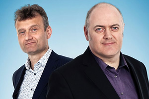 Mock The Week. Image shows from L to R: Hugh Dennis, Dara O Briain Mock The Week. Image shows from L to R: Hugh Dennis, Dara O Briain