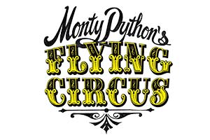 Monty Python's Flying Circus logo. Copyright: Python (Monty) Pictures Ltd