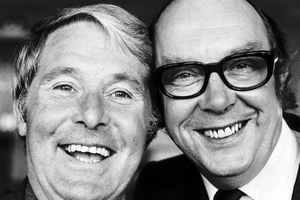 Image shows from L to R: Eric Morecambe, Ernie Wise. Copyright: ITN