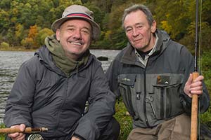 Mortimer & Whitehouse: Gone Fishing. Image shows from L to R: Bob Mortimer, Paul Whitehouse. Copyright: Owl Power