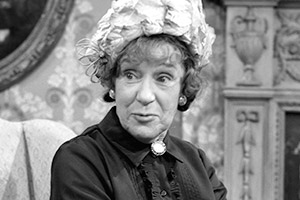 Mrs. Thursday. Mrs. Thursday (Kathleen Harrison). Copyright: Associated Television