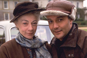 Mulberry. Image shows from L to R: Miss Farnaby (Geraldine McEwan), Mulberry (Karl Howman). Copyright: BBC