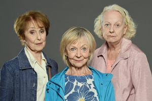 Murder On The Blackpool Express. Image shows from L to R: Peggy (Una Stubbs), Mildred (Sheila Reid), Marge (Susie Blake)