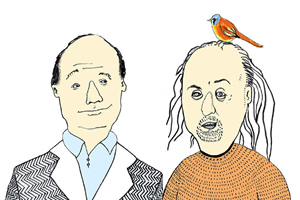 The Museum Of Curiosity. Image shows from L to R: John Lloyd, Bill Bailey. Copyright: BBC