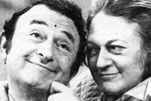 My Son Reuben. Image shows left to right: Reuben Greenberg (Bernard Spear), Fay Greenberg (Lila Kaye). Credit: Thames Television