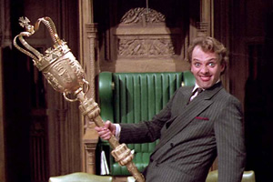 The New Statesman. Alan B'Stard MP (Rik Mayall)