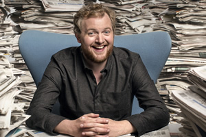 The News Quiz. Miles Jupp. Copyright: BBC