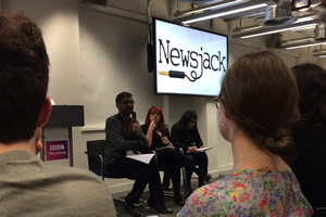 Newsjack Writers Briefing, picture by Simon Paul Miller. Copyright: BBC