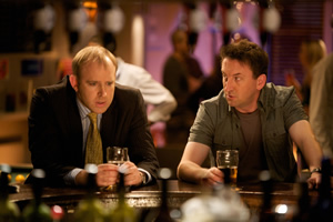 Not Going Out. Image shows from L to R: Tim (Tim Vine), Lee (Lee Mack)