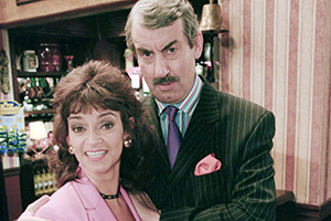 Only Fools And Horses. Image shows left to right: Marlene (Sue Holderness), Boycie (John Challis). Credit: BBC