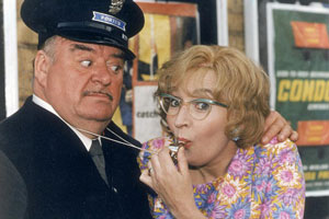 Oh Doctor Beeching!. Image shows from L to R: Jack Skinner (Paul Shane), Ethel Schumann (Su Pollard). Copyright: BBC