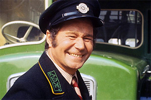 On The Buses. Stan Butler (Reg Varney). Copyright: London Weekend Television