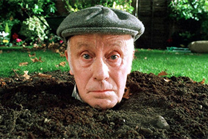 One Foot In The Grave. Victor Meldrew (Richard Wilson). Copyright: BBC