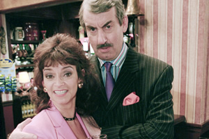 Only Fools And Horses. Image shows from L to R: Marlene (Sue Holderness), Boycie (John Challis). Copyright: BBC