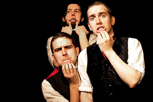 The Penny Dreadfuls Present.... Image shows from L to R: Humphrey Ker, Thom Tuck, David Reed The Penny Dreadfuls Present.... Image shows from L to R: Humphrey Ker, Thom Tuck, David Reed