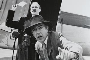 Peter Cook & Co. Image shows from L to R: John Cleese, Peter Cook. Copyright: London Weekend Television
