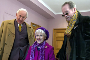 The Rebel. Image shows from L to R: Henry Palmer (Simon Callow), Margaret (Anita Dobson), Charles (Bill Paterson). Copyright: Retort