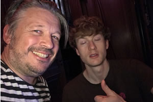 Richard Herring's Edinburgh Fringe Podcast. Image shows from L to R: Richard Herring, James Acaster