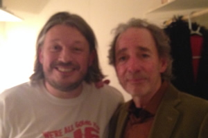 Richard Herring's Leicester Square Theatre Podcast. Image shows from L to R: Richard Herring, Harry Shearer