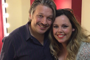 Richard Herring's Leicester Square Theatre Podcast. Image shows from L to R: Richard Herring, Roisin Conaty