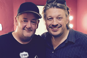 Richard Herring's Leicester Square Theatre Podcast. Image shows from L to R: Johnny Vegas, Richard Herring