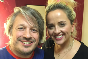 Richard Herring's Leicester Square Theatre Podcast. Image shows from L to R: Richard Herring, Luisa Omielan