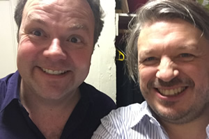 Richard Herring's Leicester Square Theatre Podcast. Image shows from L to R: Hal Cruttenden, Richard Herring