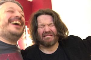 Image shows from L to R: Richard Herring, Ian Boldsworth