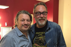 Richard Herring's Leicester Square Theatre Podcast. Image shows from L to R: Richard Herring, Vic Reeves