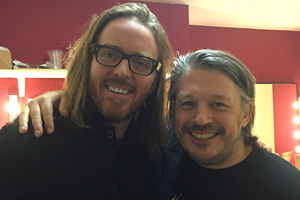 Richard Herring's Leicester Square Theatre Podcast. Image shows from L to R: Tim Minchin, Richard Herring