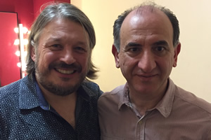 Image shows from L to R: Richard Herring, Armando Iannucci