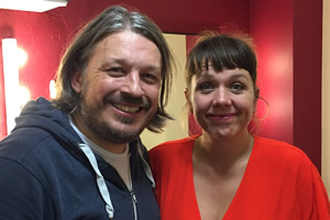 Image shows from L to R: Richard Herring, Kerry Godliman