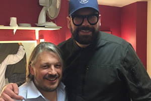 Richard Herring's Leicester Square Theatre Podcast. Image shows from L to R: Richard Herring, Tom Davis