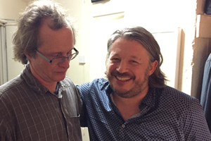 Richard Herring's Leicester Square Theatre Podcast. Image shows from L to R: Simon Munnery, Richard Herring