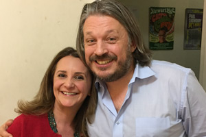 Image shows from L to R: Lucy Porter, Richard Herring