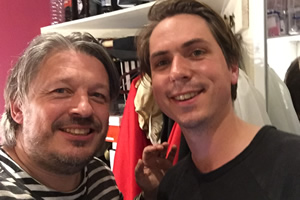 Richard Herring's Leicester Square Theatre Podcast. Image shows from L to R: Richard Herring, Joe Thomas