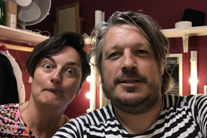 Richard Herring's Leicester Square Theatre Podcast. Image shows from L to R: Zoe Lyons, Richard Herring