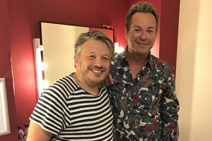 Richard Herring's Leicester Square Theatre Podcast. Image shows from L to R: Richard Herring, Julian Clary