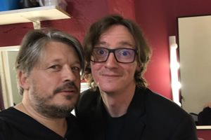 Richard Herring's Leicester Square Theatre Podcast. Image shows from L to R: Richard Herring, Ed Byrne