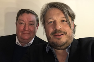 Richard Herring's Leicester Square Theatre Podcast. Image shows from L to R: John Moloney, Richard Herring