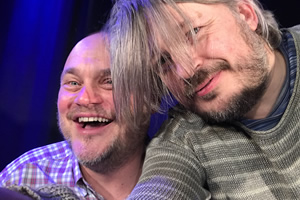 Richard Herring's Leicester Square Theatre Podcast. Image shows from L to R: Al Murray, Richard Herring