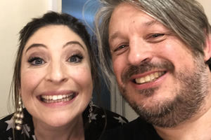 Richard Herring's Leicester Square Theatre Podcast. Image shows from L to R: Jess Robinson, Richard Herring