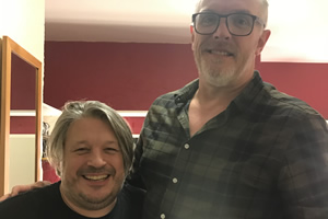 Richard Herring's Leicester Square Theatre Podcast. Image shows from L to R: Richard Herring, Greg Davies