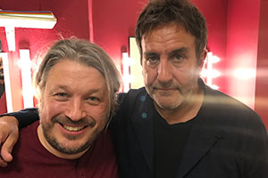 Richard Herring's Leicester Square Theatre Podcast. Image shows from L to R: Richard Herring, Terry Hall